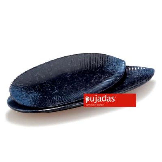 Меламиново плато  листообразно 34,5x13,5x3см   - Pujadas