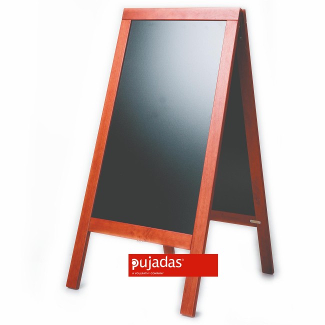 Дървена информационна двойна дъска 75x135см - Pujadas