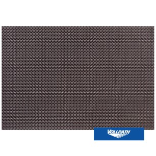 Подложка за хранене 45x30см PVC+полиестер кафяво/черно  - Pujadas