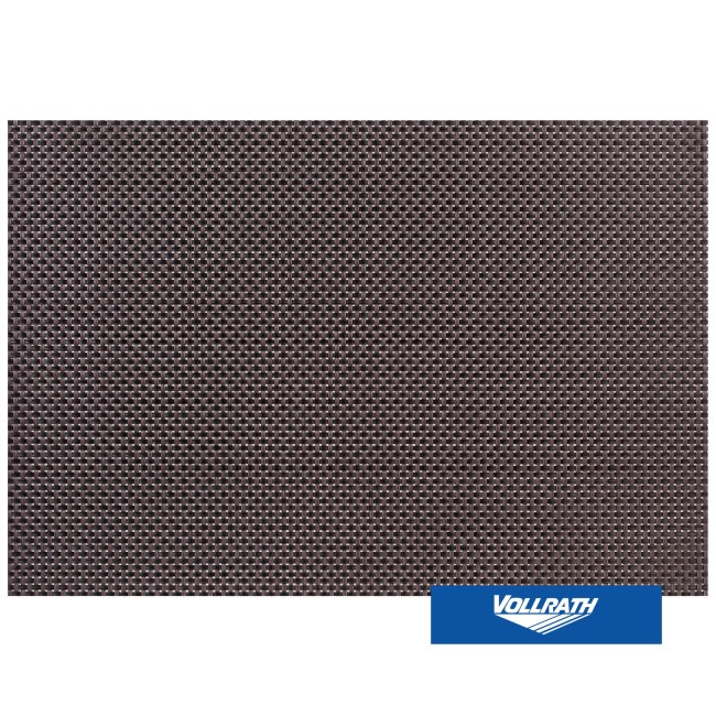 Подложка за хранене 45x30см PVC+полиестер кафяво/черно  - Pujadas