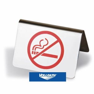 Иноксова табелка NO SMOKING  10x5см - Pujadas