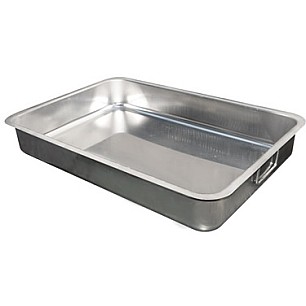Иноксова тава правоъгълна  50x36x8.5см  (10855)  - Steel Pan