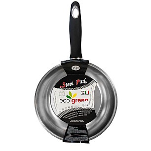 Иноксов тиган с   незалепващо покритие  ф24см    ECO GREEN LINE (10943)  - Steel Pan