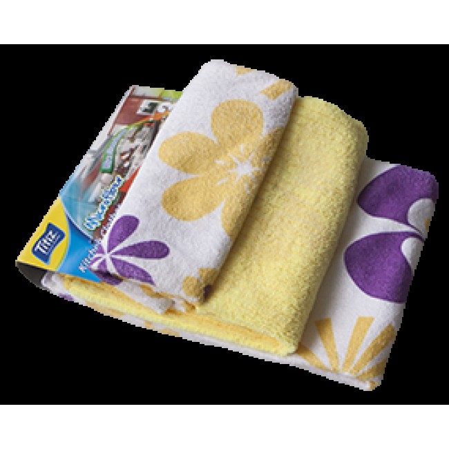 Микрофибърни кърпи кухненски с различни декори 3бр  41x48см  485 - Titiz