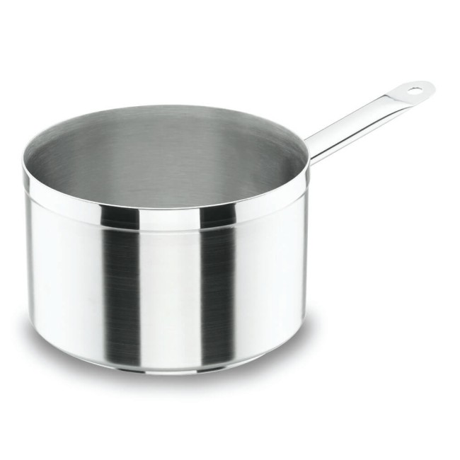Иноксова дълбока касерола Chef-Luxe ф24см h14см 6.7л  - Lacor