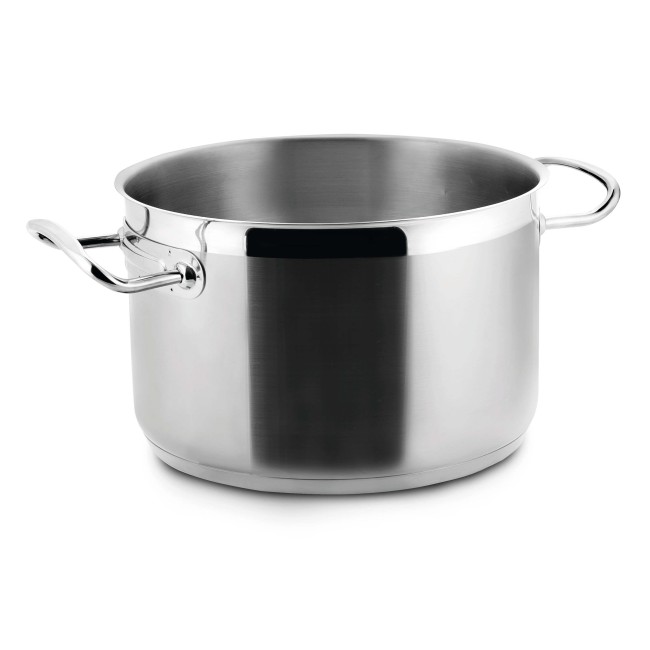 Иноксова  дълбока тенджера без капак    Eco-Chef ф16см  h11см 2.20л  - Lacor