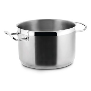 Иноксова  дълбока тенджера без капак    Eco-Chef ф28см  h17.5см 10л  - Lacor