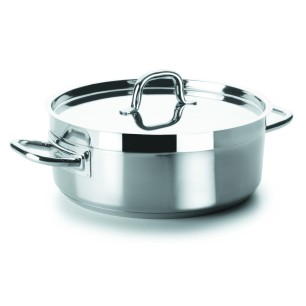 Иноксова тенджера   без капак Chef-Luxe ф32см  h12.5см 10л  - Lacor