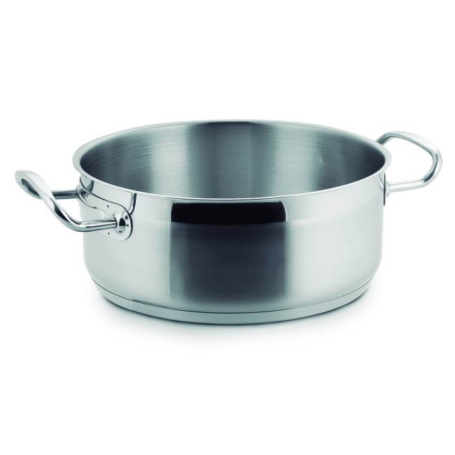 Иноксова тенджера без капак   Eco-Chef ф36см  h14.5л 14.20л  - Lacor