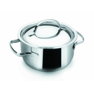 Иноксова тенджера с капак Basic ф28см  6.5л  - Lacor