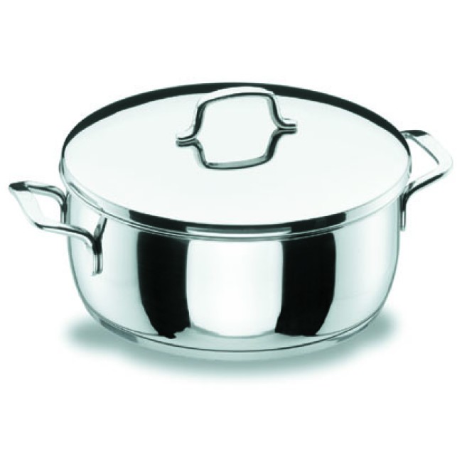 Иноксова тенджера  с капак Gourmet ф16см  1.50л  - Lacor