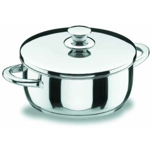 Иноксова тенджера с капак  Vitrocor ф24см 3.50л  - Lacor