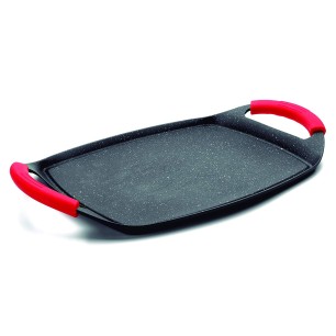 Алуминиева тава грил  Eco-Piedra Black   47х27см  h2см - Lacor