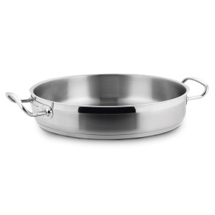 Иноксова тава без капак Eco-Chef ф24см  h6.5см  3л  - Lacor