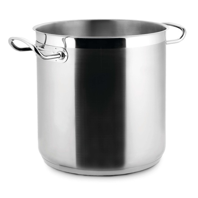 Иноксова тенджера без капак  Eco-Chef ф24см h24см 10.5л  - Lacor