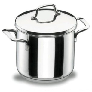 Иноксова тенджера с капак  Gourmet ф24см 6.50л  - Lacor