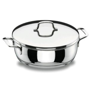Иноксова тенджера с капак  Gourmet ф24см 3л  - Lacor