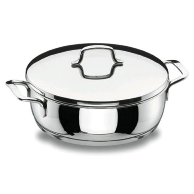 Иноксова тенджера с капак  Gourmet ф24см 3л  - Lacor