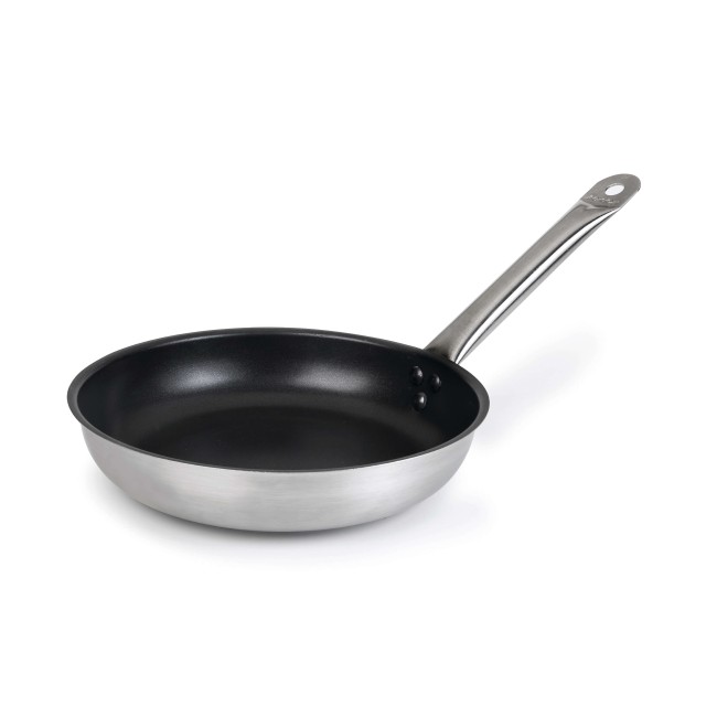 Иноксов тиган  с незалепващо покритие    Chef-Inox Plus ф20см   h4см - Lacor