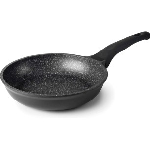 Алуминиев тиган  с незалепващо покритие Eco-Piedra Black ф20см - Lacor