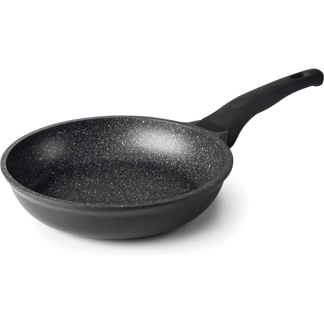 Алуминиев тиган  с незалепващо покритие Eco-Piedra Black ф22см - Lacor