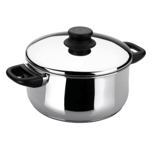 Иноксова тенджера  с капак  ф24см  5л  - Garinox