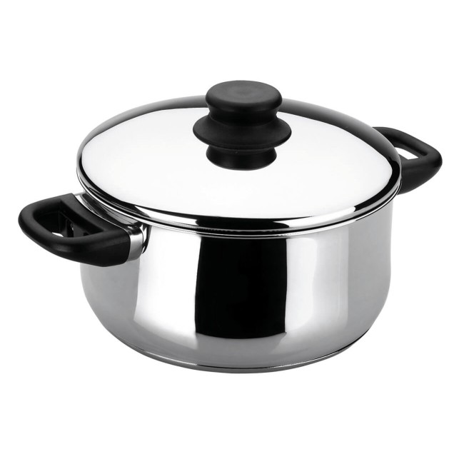 Иноксова тенджера  с капак  ф24см  5л  - Garinox