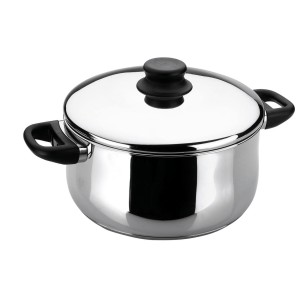 Иноксова тенджера с капак  Garinox ф22см  5л  - Lacor