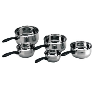 Комплект от 5  иноксови касероли Garinox  ф12-14-16-18-20см - Lacor