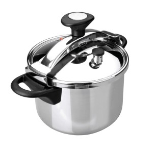 Иноксова тенджера под налягане Classic ф26см  12л  - Lacor