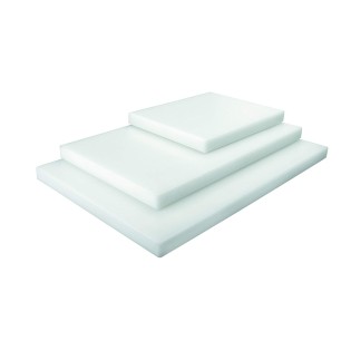 Полиетиленова дъска за рязане, GN 1/1 - 530x325мм , h2см бяла - Lacor