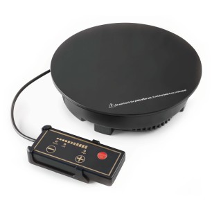 Кръгъл индукционен нагревател за бен мари 1000W, ф24х8см с дистанционно  - Lacor