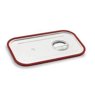 Иноксов капак за гастронорм със силиконов уплътнител  до  200°C , 1/3 ,   18/10 - Lacor