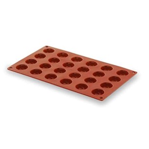 Силиконова форма, ф3.4см, h1.6см, 24 формички - Lacor