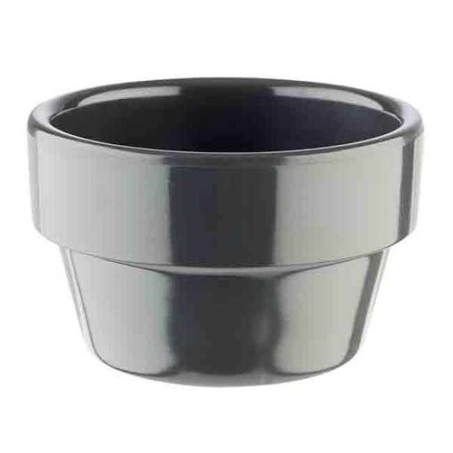 Меламинова купа  сива ф9см  300мл  FLOWER POT - APS