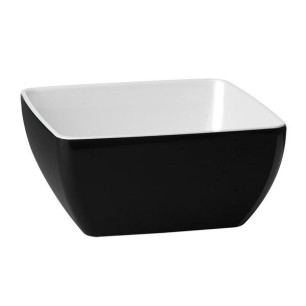 Меламинова купа чернo/бяло  12,5х12,5см 400мл  PURE BICOLOR - APS