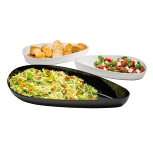 Меламинова купа черна  32,5х17см  1л  ORGANIC - APS