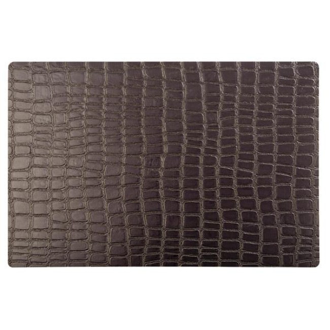 Подложка 45х33см кафяво PVC CROCO  - APS