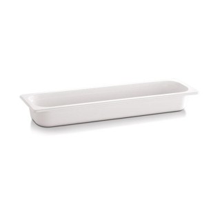 Меламинов гастронорм бял  GN2/4   h100мм  530х162мм  4,3л  ECOLINE - APS