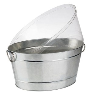 Иноксова шампаниера  с  PVC  съд  50х32см  18л TIN - APS