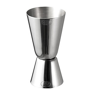 Иноксова мярка за алкохол, двойна (Джигър) 25/50мл - APS