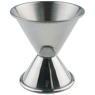 Иноксова мярка за алкохол, двойна (Джигър) 20/40мл - APS
