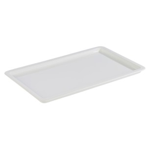Порцеланово плато бяло  GN 1/1 53 x 32,5см      - APS
