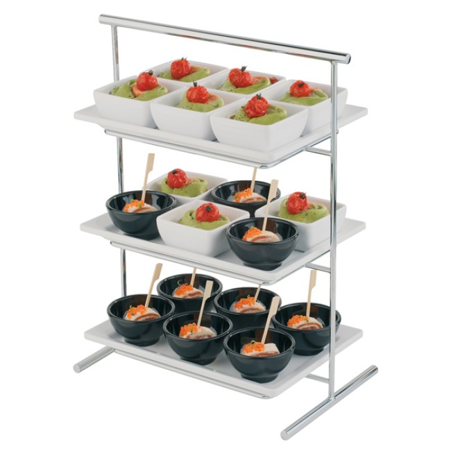 Иноксова стойка за бюфет  XL   37x21cм  h44cм - APS