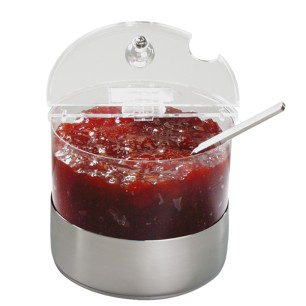 Акрилна купа с охладител MINI, с иноксова поставка, ф14cм, h11,5cм, 1л TOP FRESH  - APS