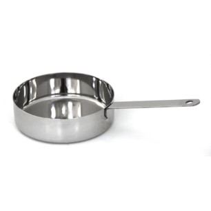 Иноксов тиган мини за сервиране ф12,5xh3,5см   (TW-V F 12.5 SH)  -  Horecano