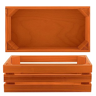 Дървена поставка за гастронорм бронз GN 1/3 32x17,1xh10,5см BISETTI-(27115O)