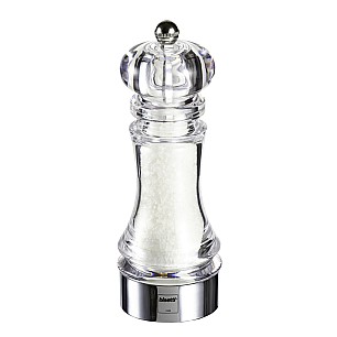 Акрилна мелничка кръгла за сол  18см BISETTI-(851S)