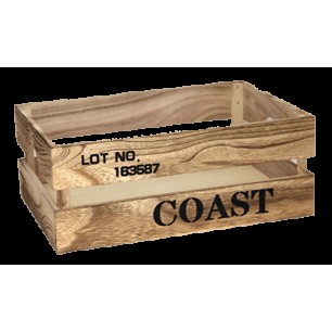 Дървена касетка 31x21x12см бежова COAST CN-(181156-1M) - Horecano