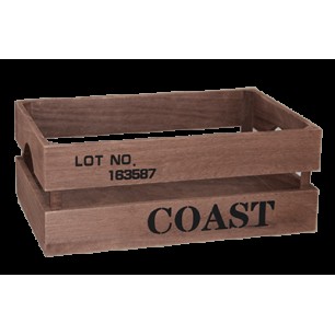 Дървена касетка 31x21x12см кафява COAST CN-(181156-2M) - Horecano